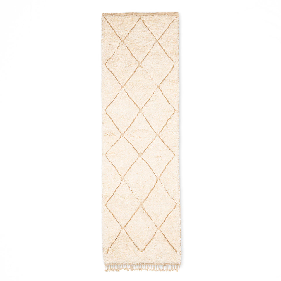 Louisa - Tapis Berbère shaggy de couloir