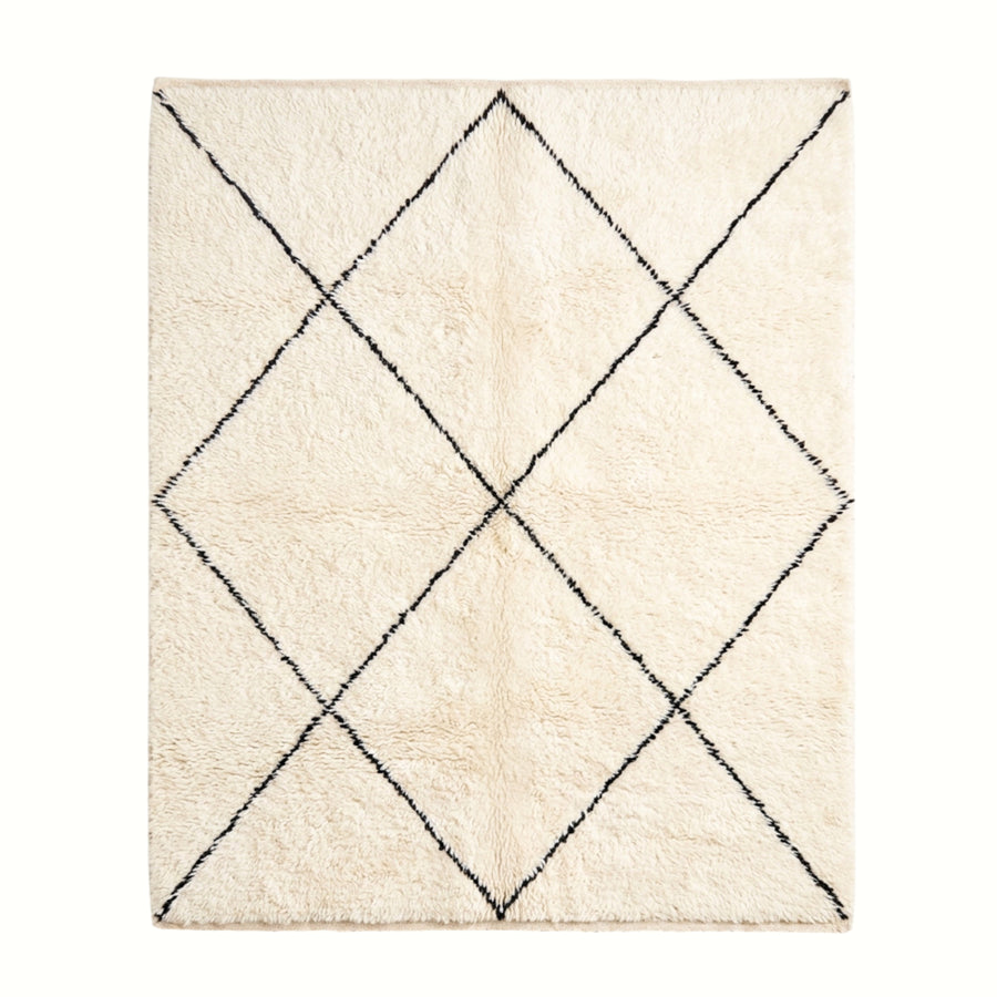 Losange - Luxueux tapis Berbère shaggy
