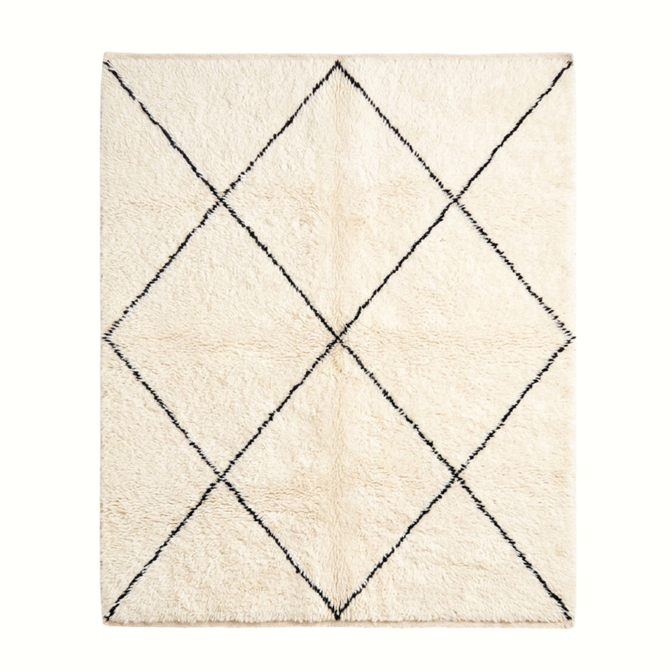 Losange - Luxueux tapis Berbère shaggy