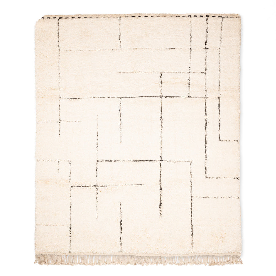Graphite - Tapis Berbère shaggy
