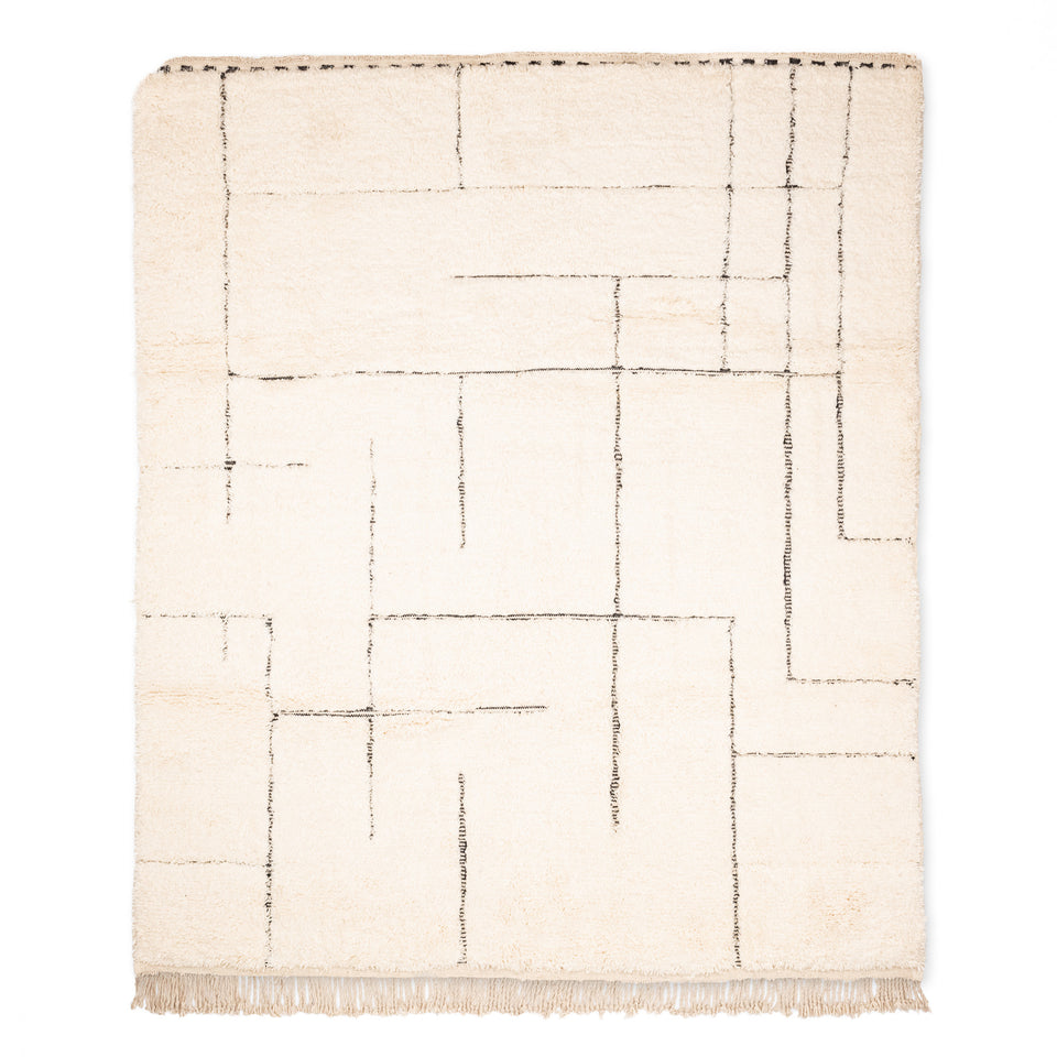 Graphite - Tapis Berbère shaggy