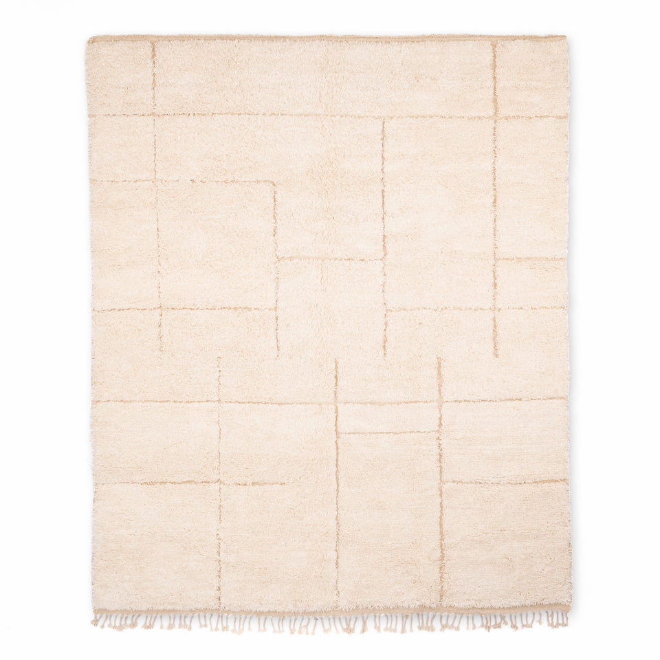 Tracé - Tapis Berbère shaggy
