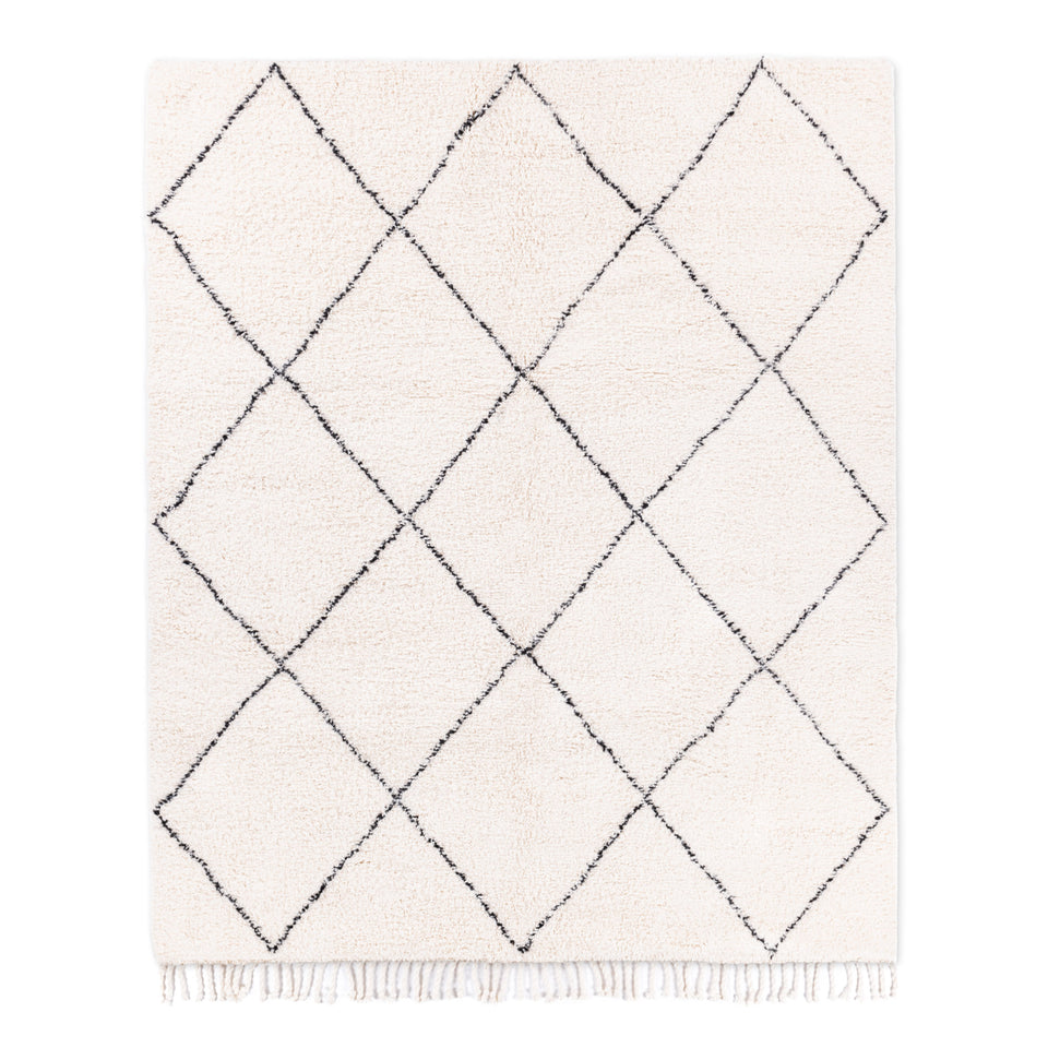 Cristal - Tapis Berbère shaggy