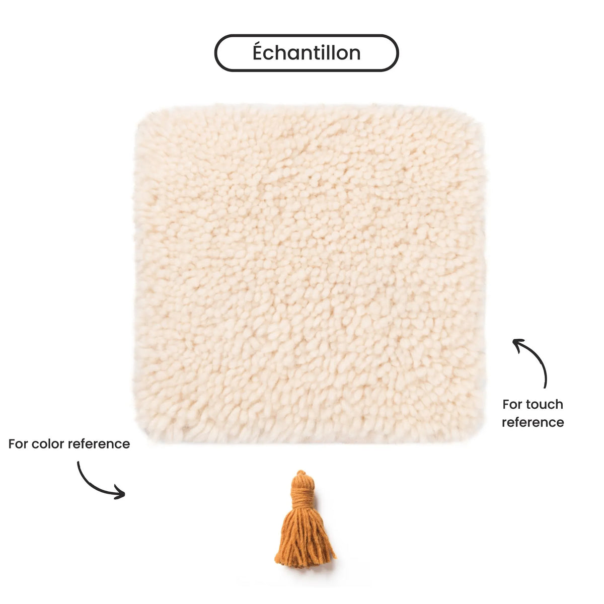 Sablier - Tapis Berbère shaggy de couloir