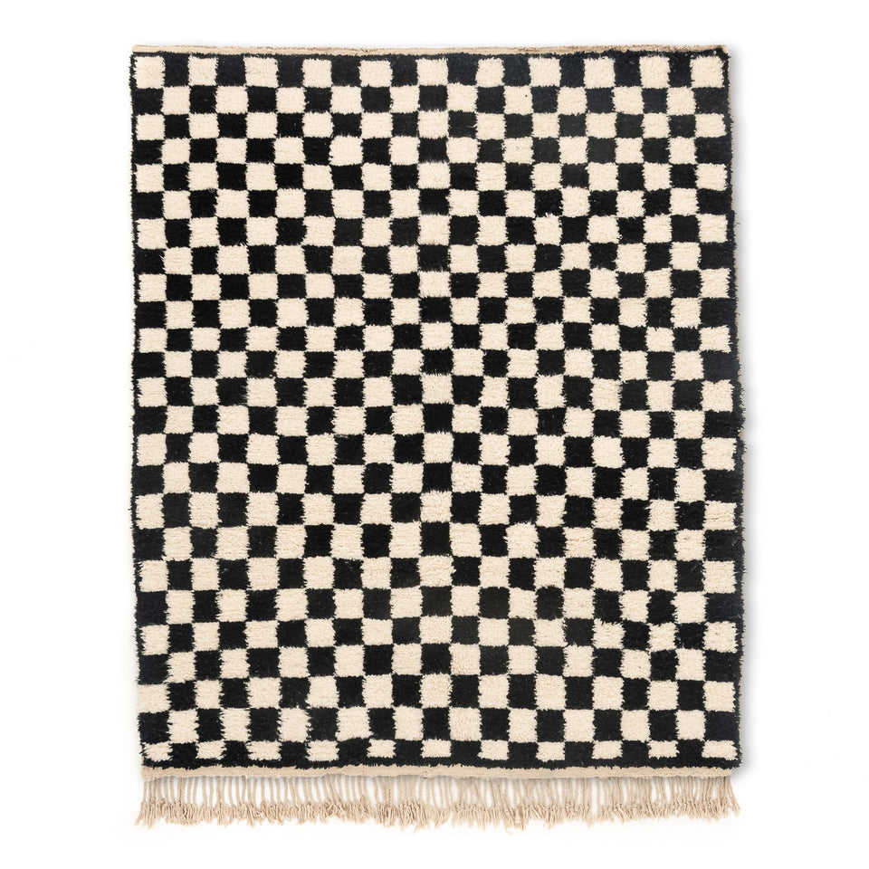 Damier - Tapis Berbère shaggy