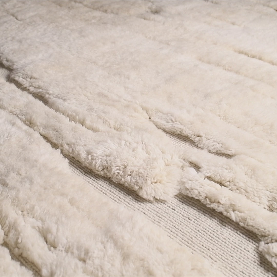 Au Fil du Nuage - Luxueux tapis Berbère shaggy
