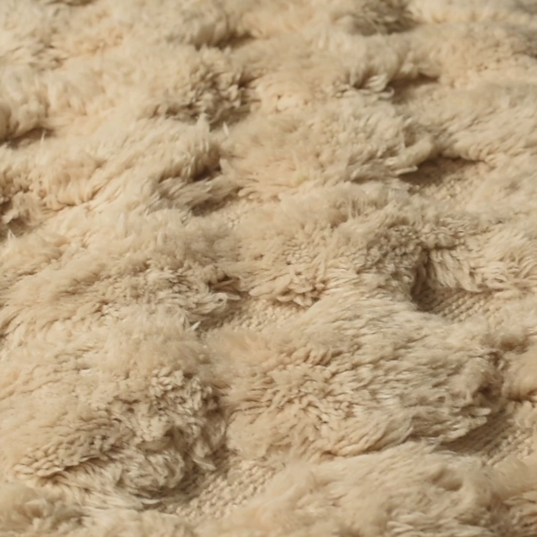 Confort Éclat de Corail - Luxueux tapis Berbère shaggy