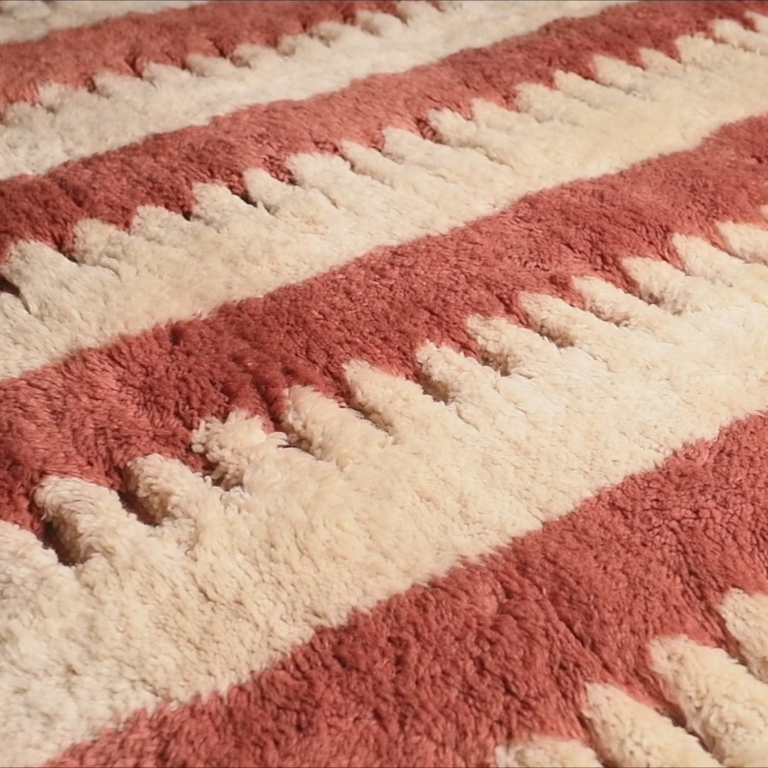 Battement d'Aura - Luxueux tapis Berbère shaggy