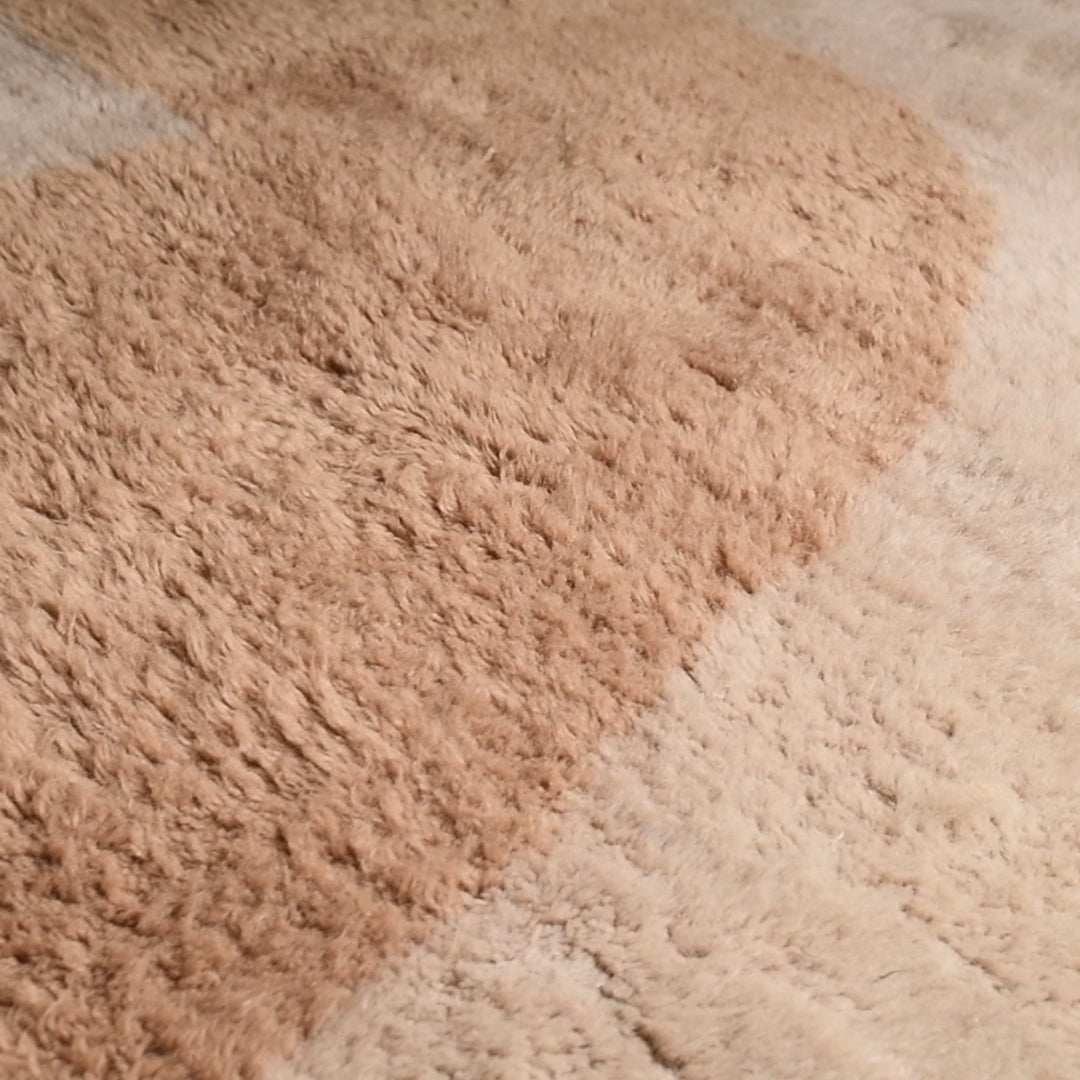 Fossile Pêche - Luxueux tapis Berbère shaggy