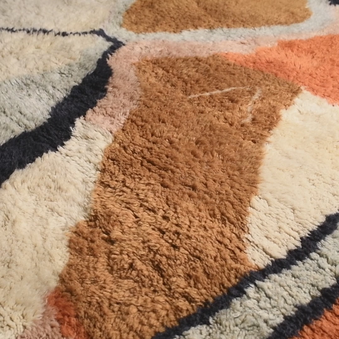 Glyphe - Luxueux tapis Berbère shaggy