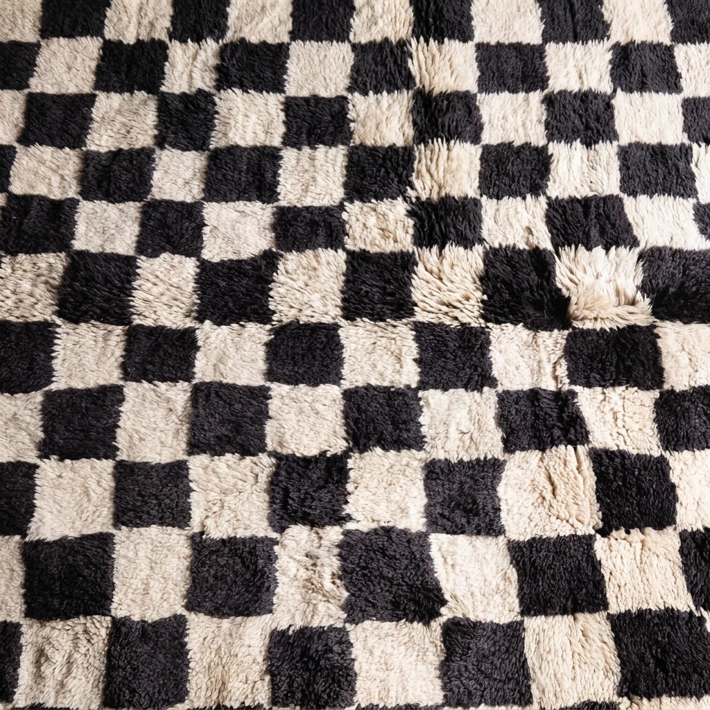 La texture et les finitions de Damier