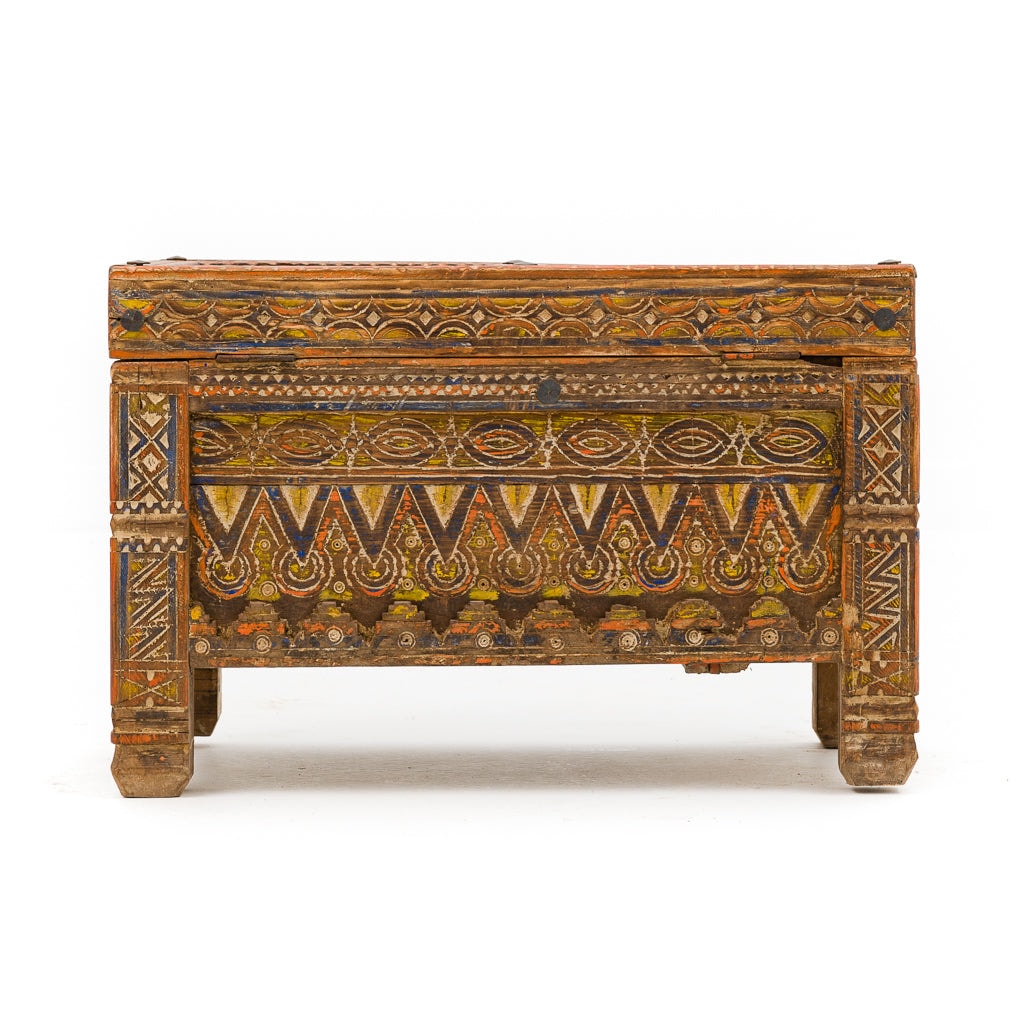 Coffre Marocain Antique De Rangement